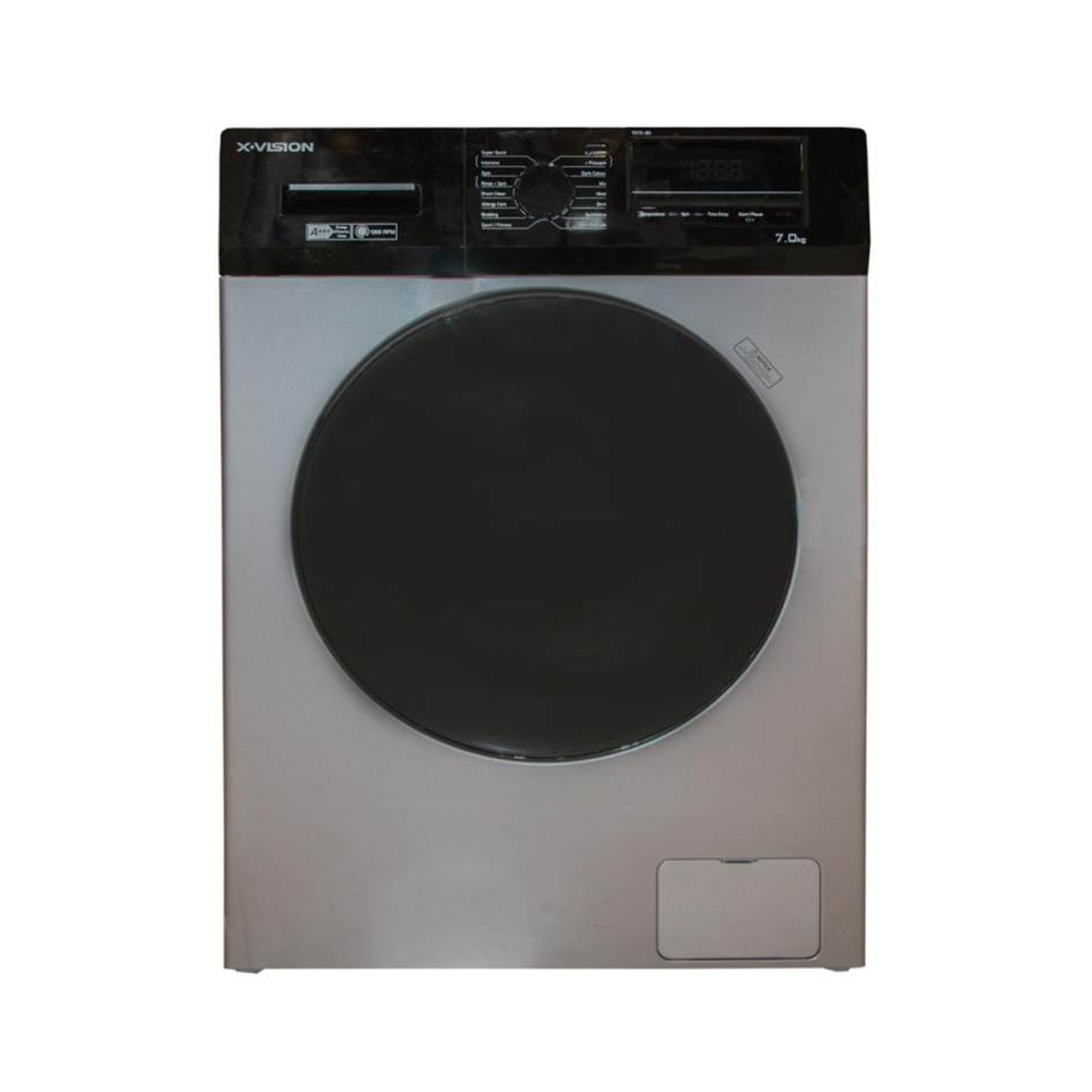 ماشین لباسشویی ایکس ویژن استیل مدل TG72-BS - بهترین ماشین لباسشویی