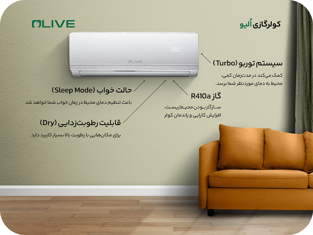 کولر گازی الیو