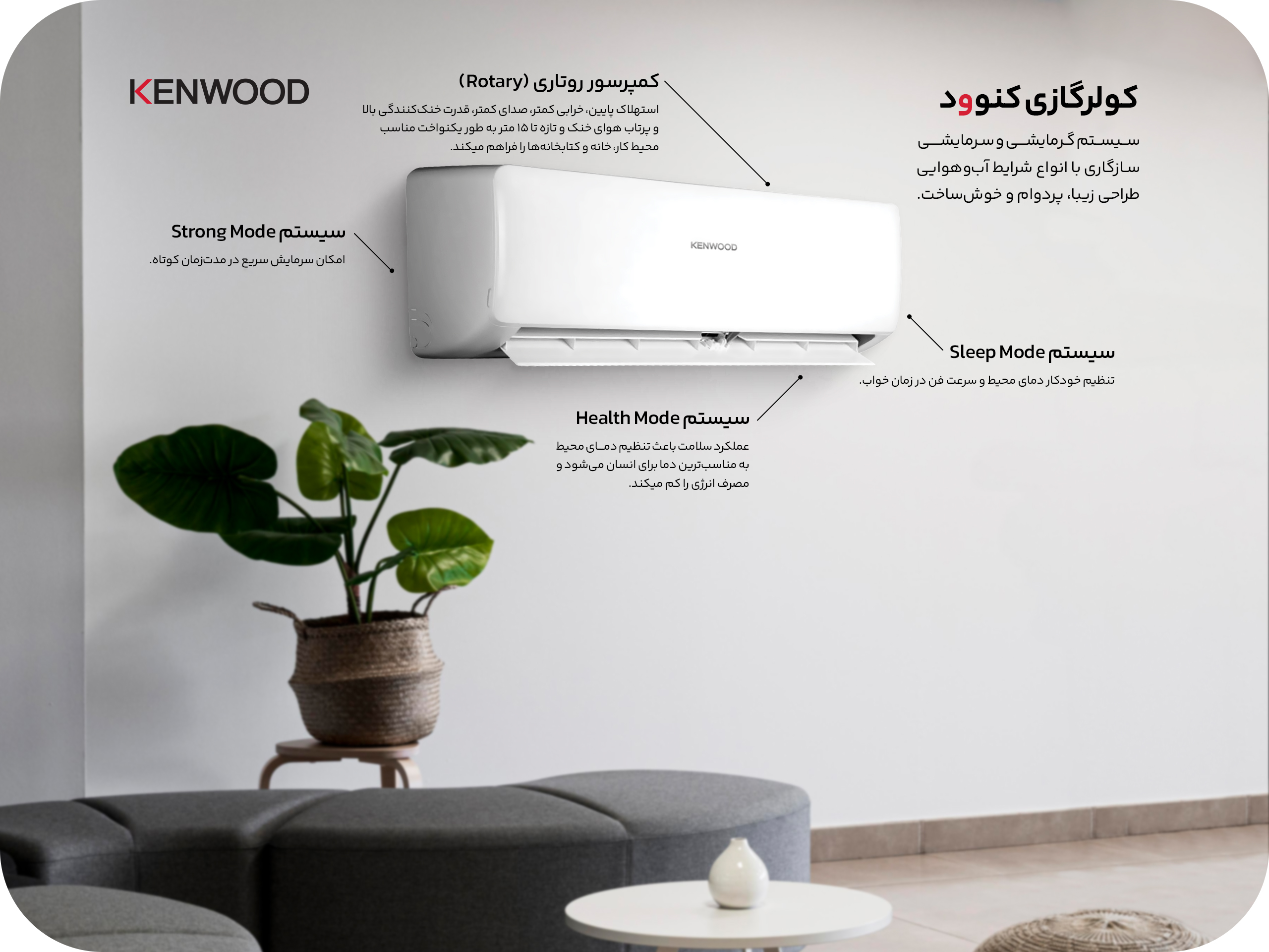 کولر گازی کنوود