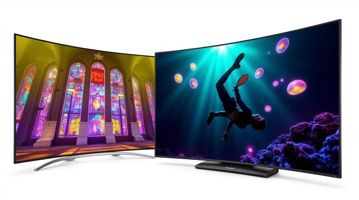 دو تلویزیون هوشمند در یک قاب