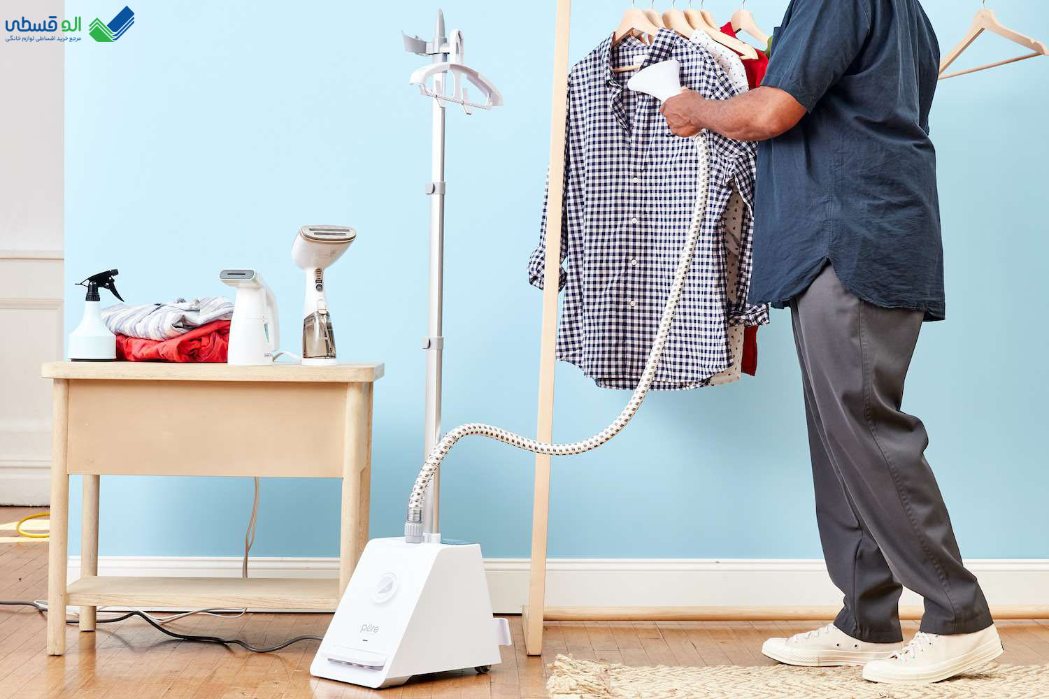 اتو بخار ایستاده (بخارگر)