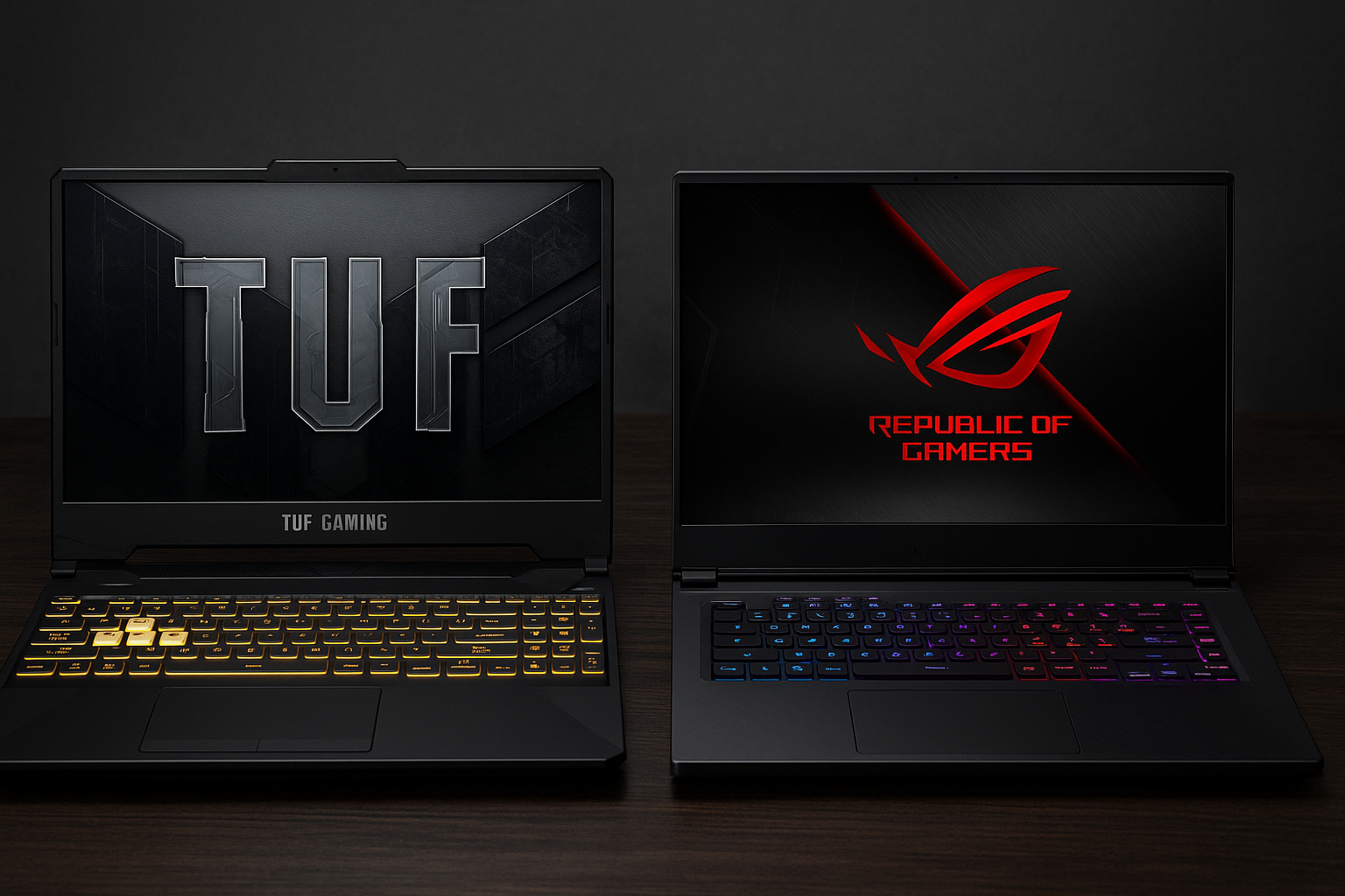 تفاوت لپ تاپ‌ های سری TUF و ROG ایسوس