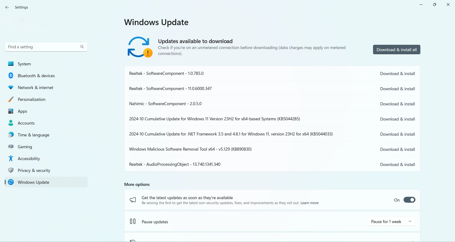 بهروزرسانی کارت گرافیک