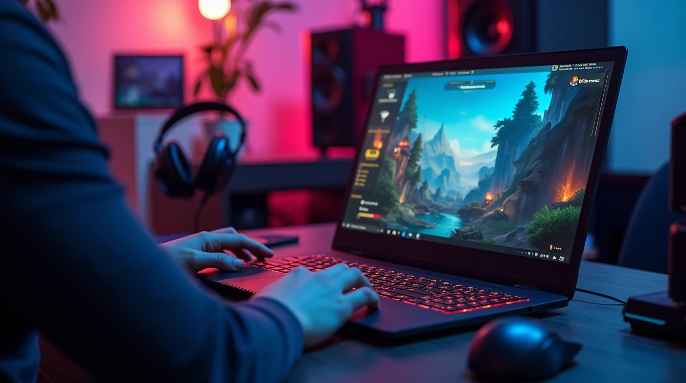 بازی با لپ تاپ گیمینگ