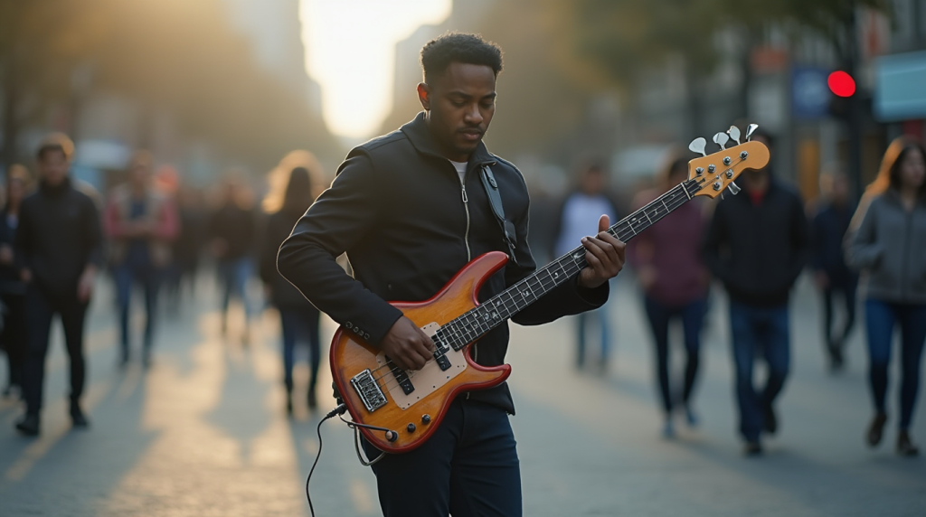 نوازنده گیتار بیس