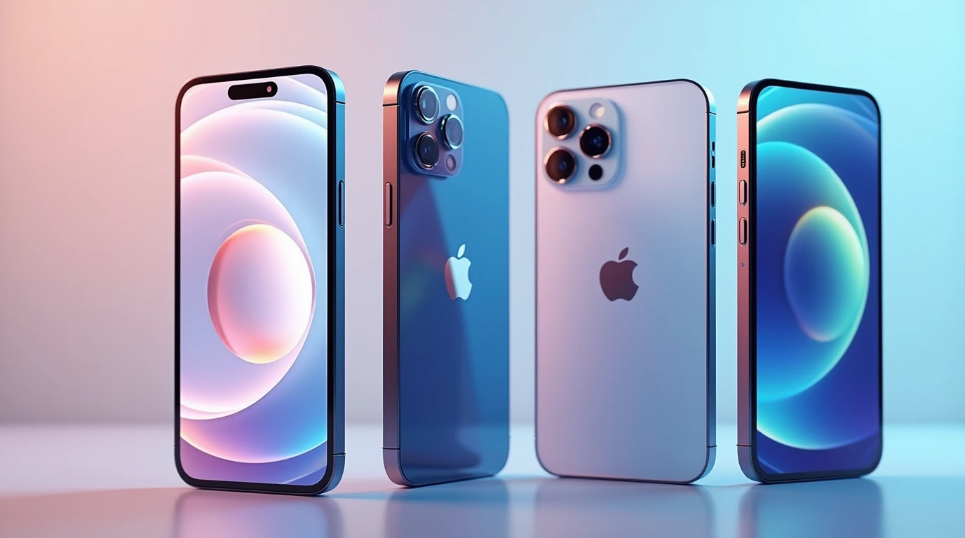 نمای متفاوت از گوشی های آیفون پرومکس