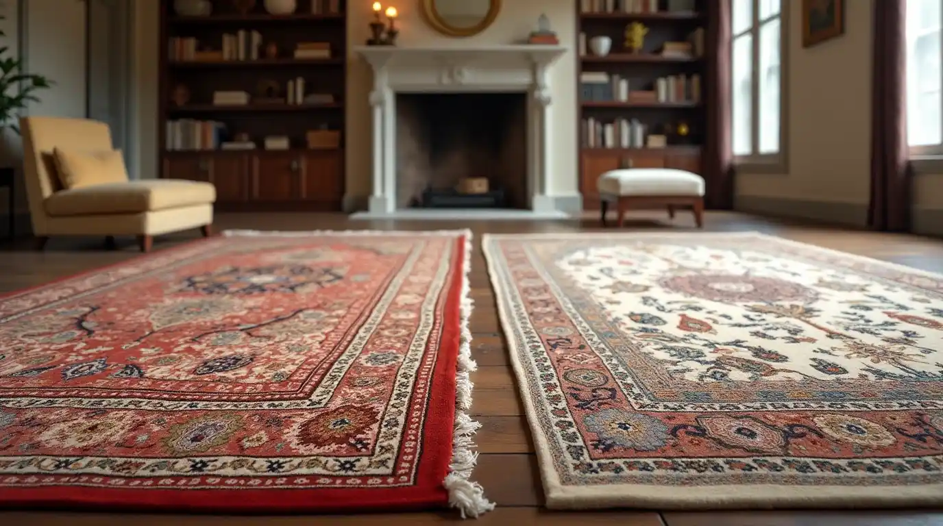 فرش ماشینی یا دستباف