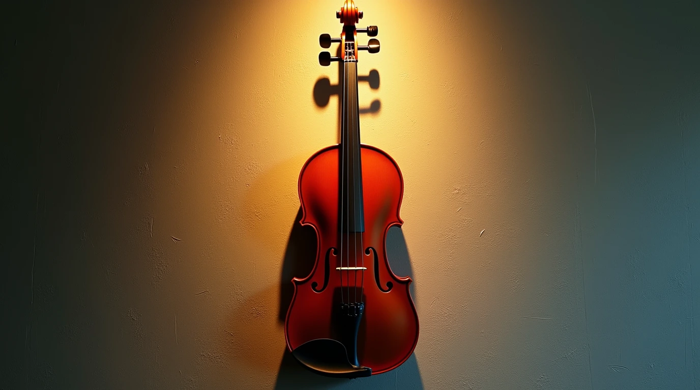 ویولن نصب روی دیوار