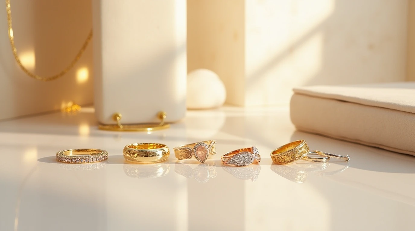 انواع طلاها در یک عکس