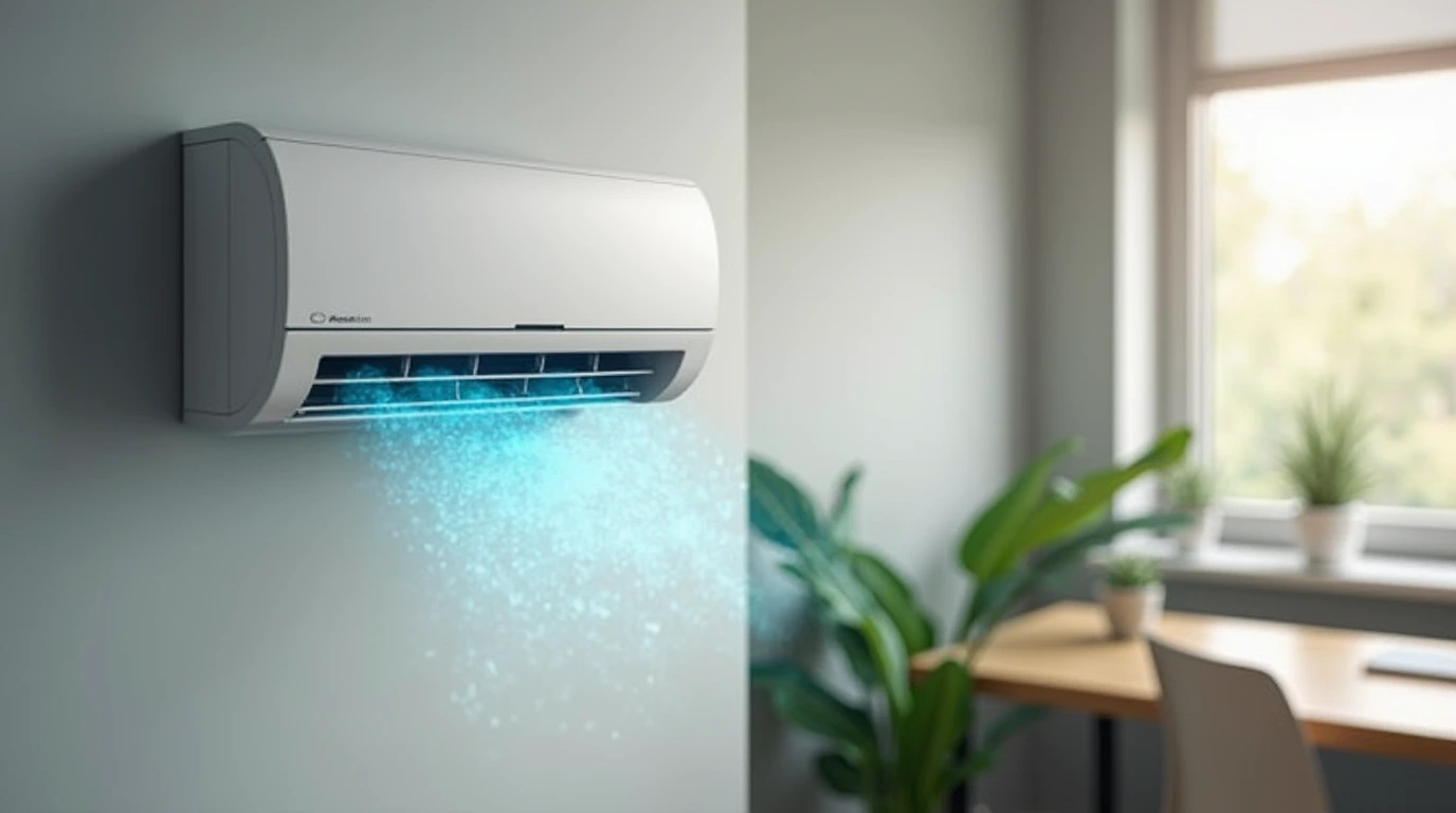 یک کولر گازی جمع و جور برای یک اتاق کوچک