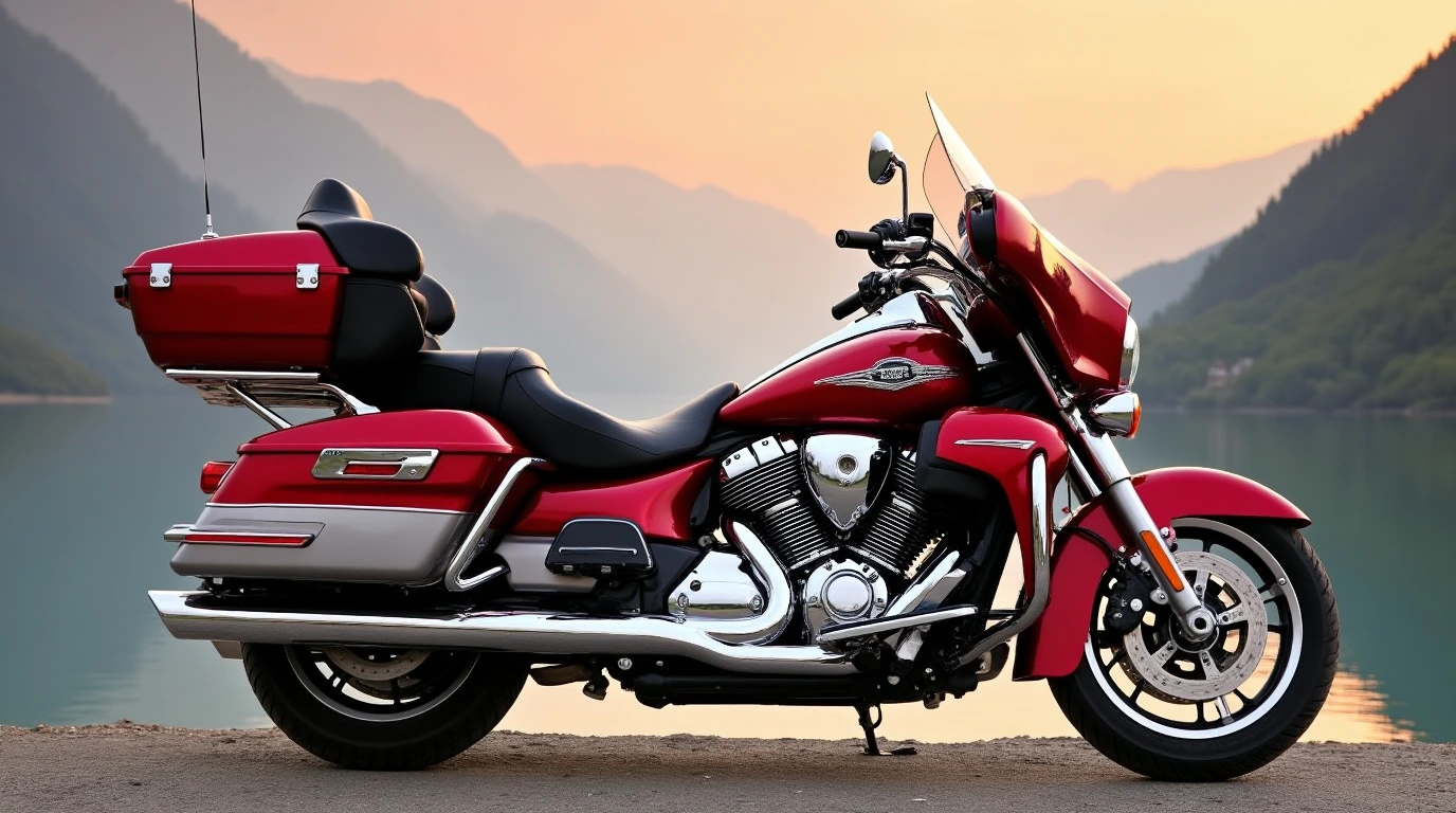 موتور سیکلت Kawasaki Vulcan 1700 Voyager از بهترین موتورسیکلت های تورینگ