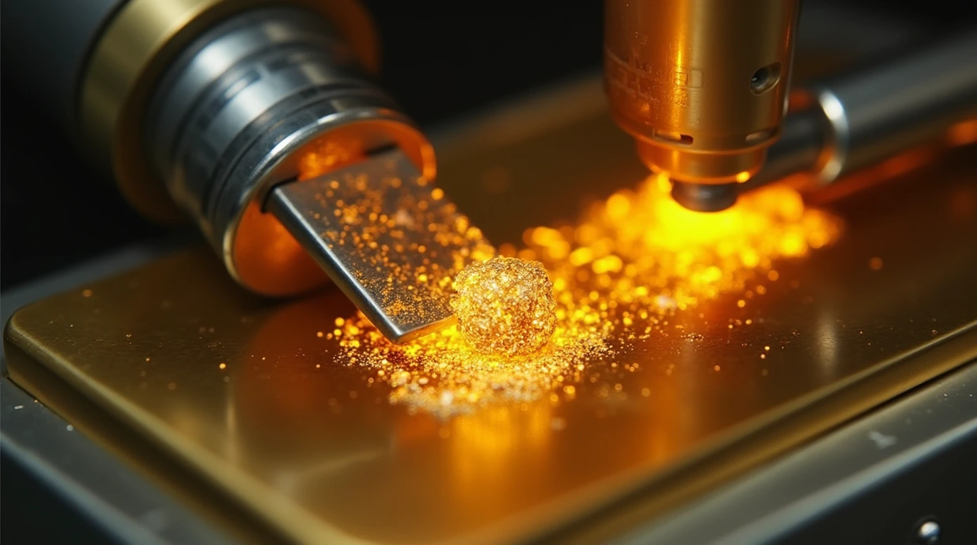 تشخیص طلای اب شده با دستگاه مخصوص