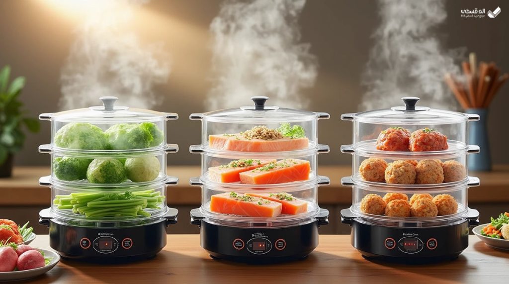 بخارپزچند طبقه برقی