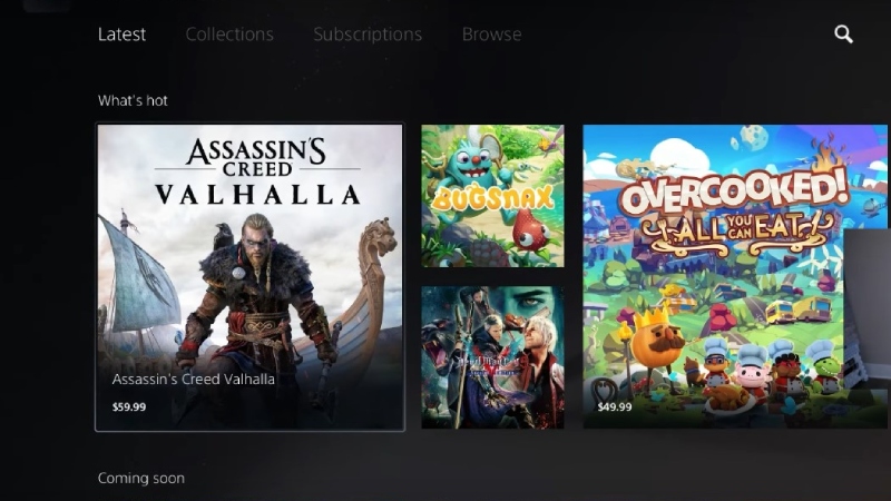 صفحه خرید بازی برای پلی استیشن