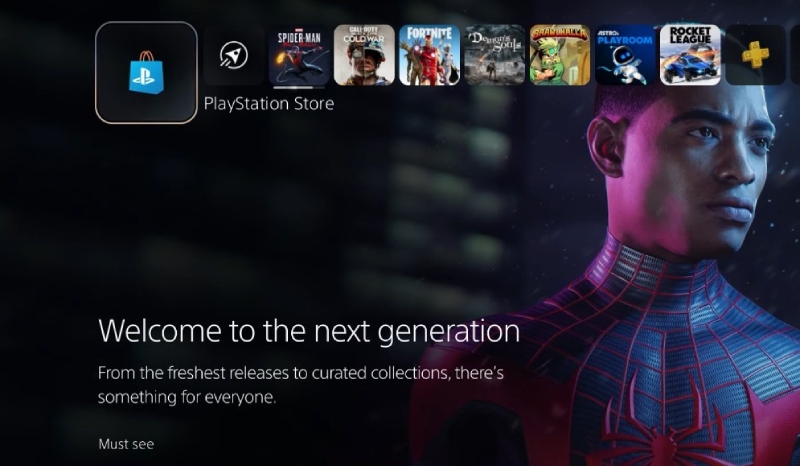 صفحه نصب بازی روی پلی استیشن