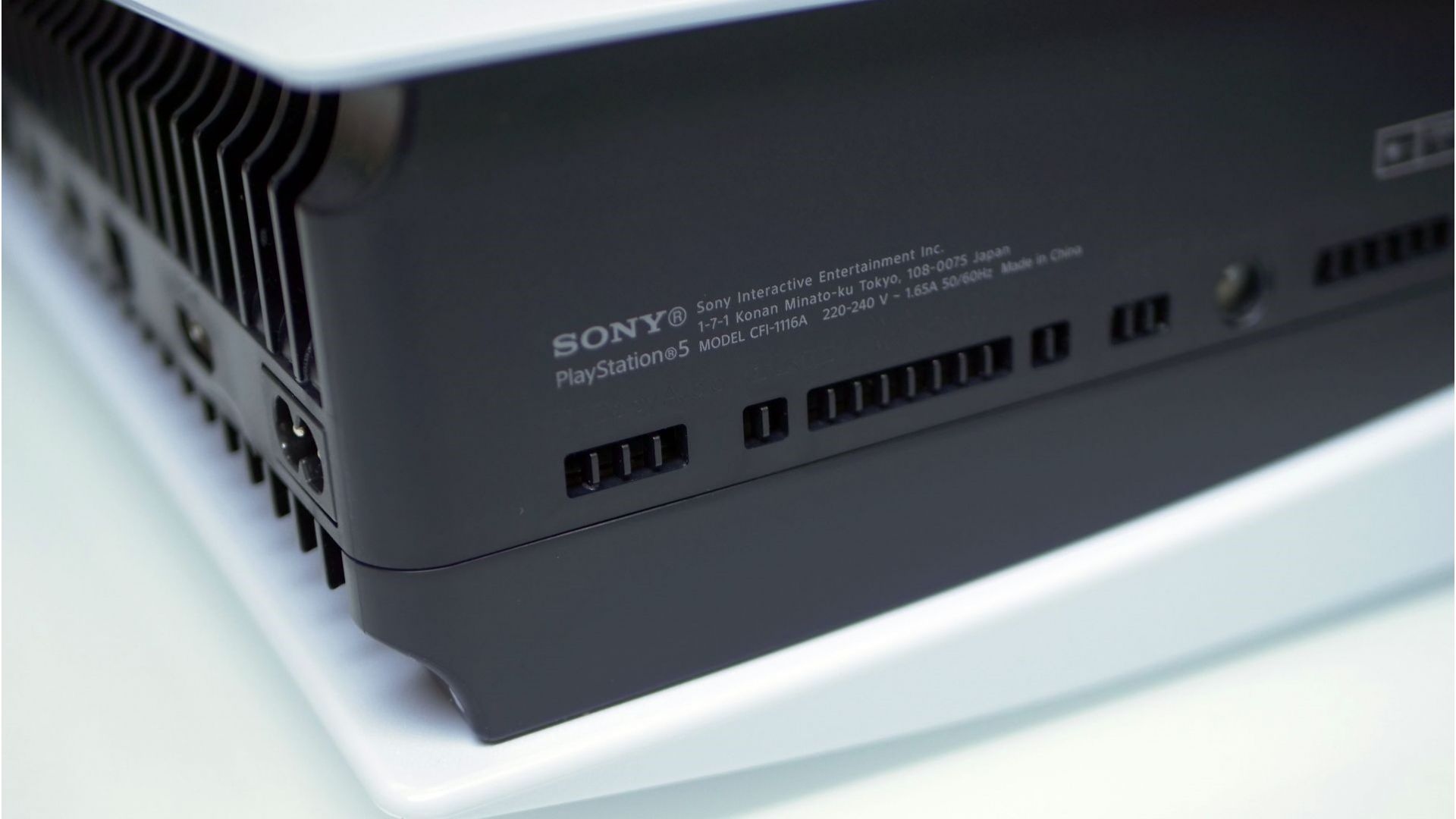 شماره سریال روی ps5