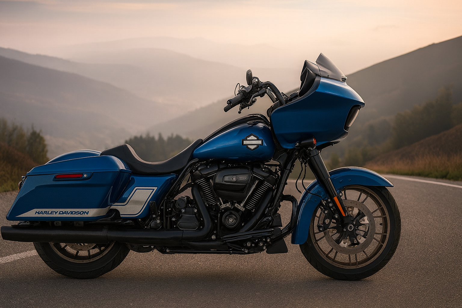 هارلی دیویدسون استریت گلاید (Harley-Davidson Street Glide) - موتور کروزر