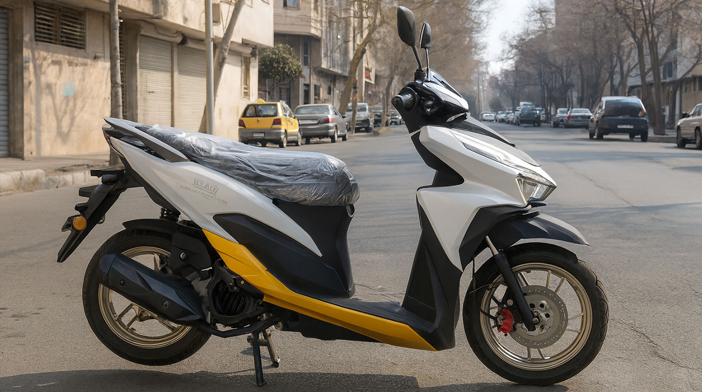 پرفروش ترین موتورسیکلت زمرد، موتور کلیک 180