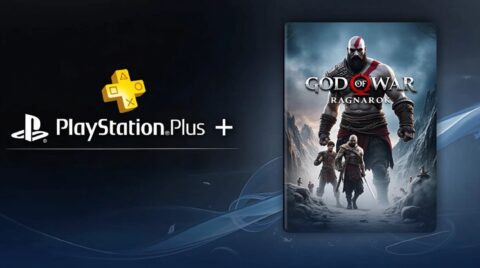 تصویری از بازی گاد اف وار و نماد پلی استیشن پلاس