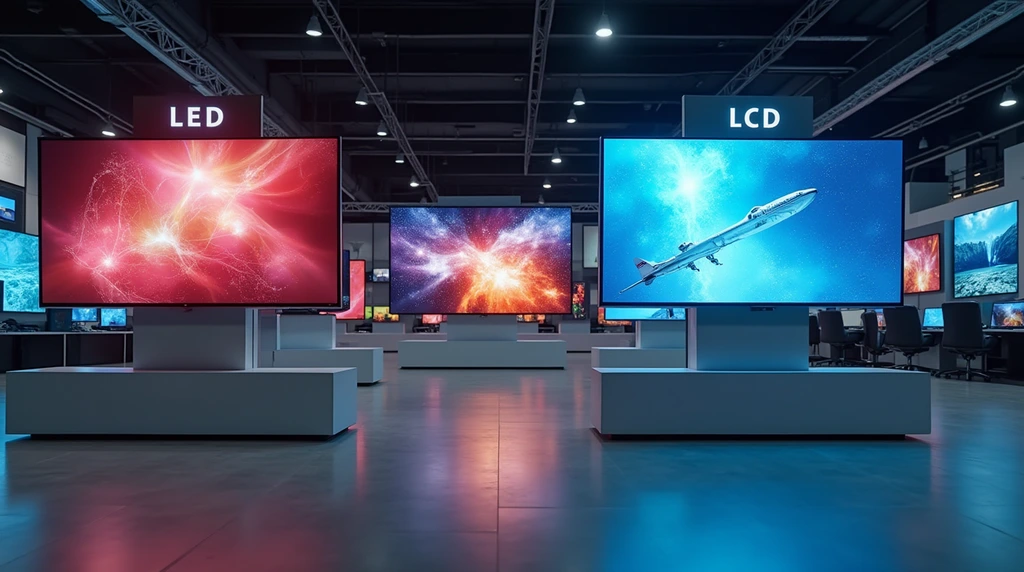 تفاوت LED و LCD