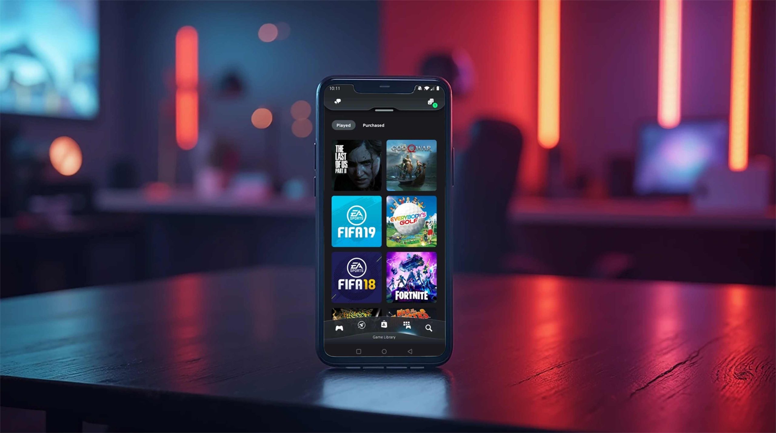 نصب بازی روی PS5 از طریق اپلیکیشن