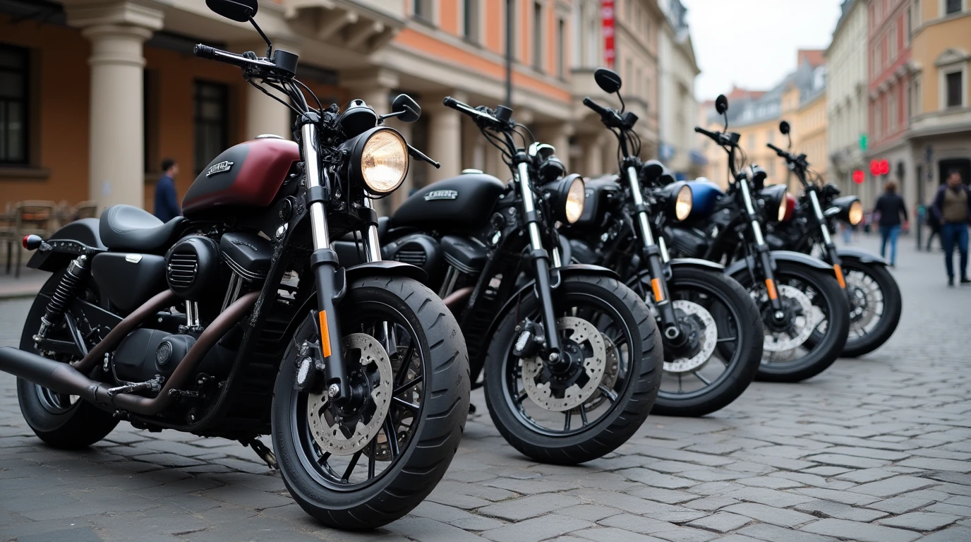 انواع موتورسیکلت ها در خیابان