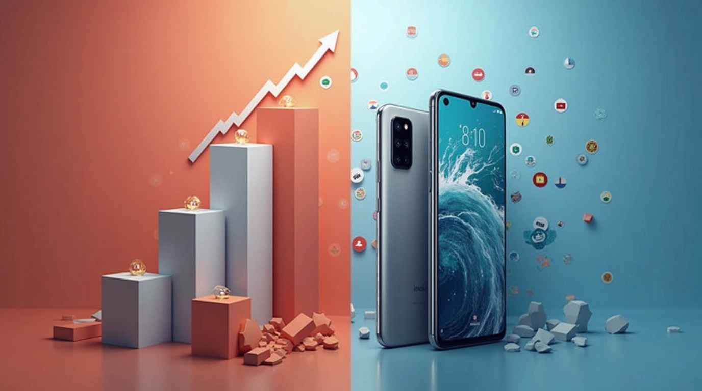 تصویری سورئال که رکورد فروش گوشی شیائومی را نشان میدهد