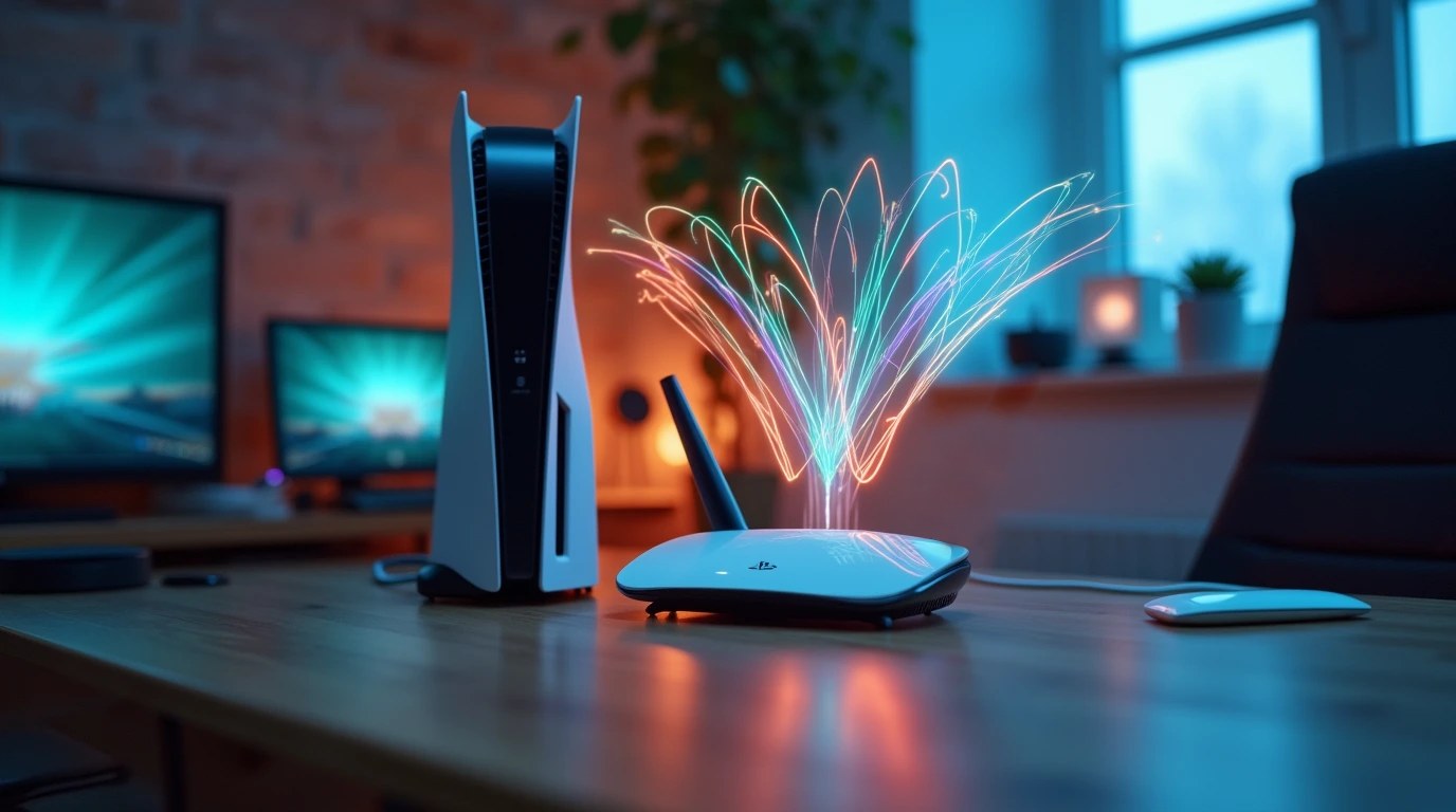 نزدیک کردن کنسول به مودم برای افزایش سرعت دانلود PS5