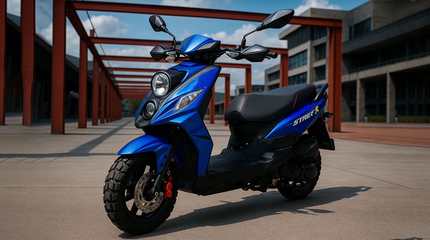 تصویری از موتورسیکلت Sym مدل گلکسی CX180