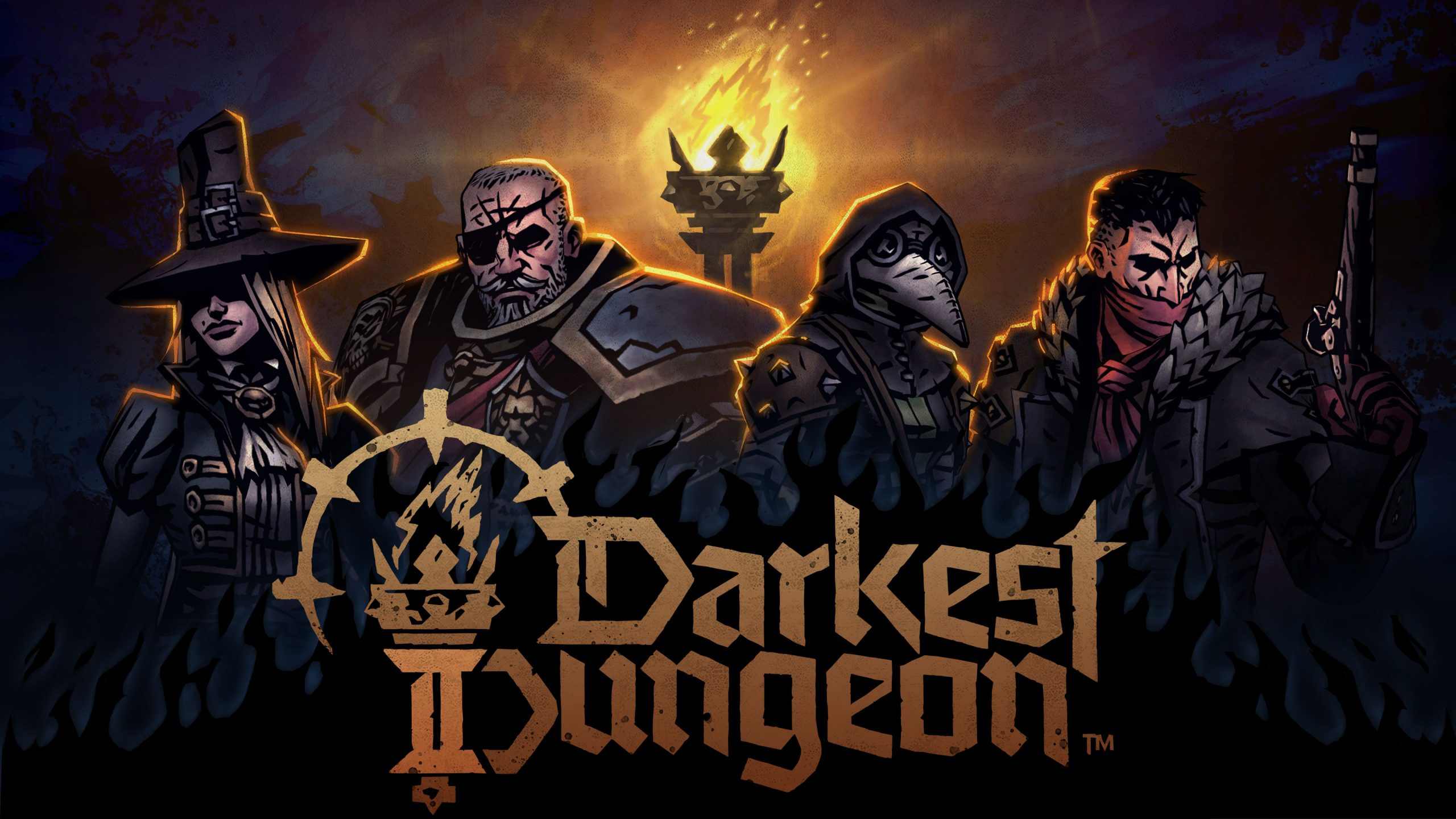 نمایی از بازی Darkest Dungeon