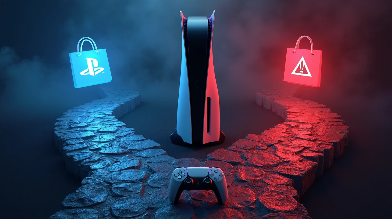 تصویری از دوراهی برای بازی های هکی یا خریداری شده به‌صورت قانونی؟