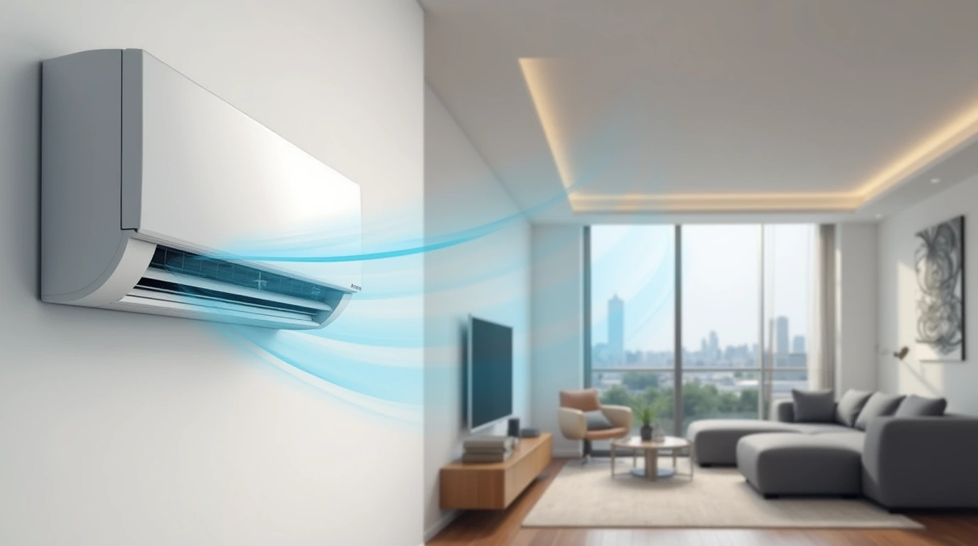 یک کولر گازی اسپلیت و تاثیر درجه کولر گازی روی مصرف انرژی