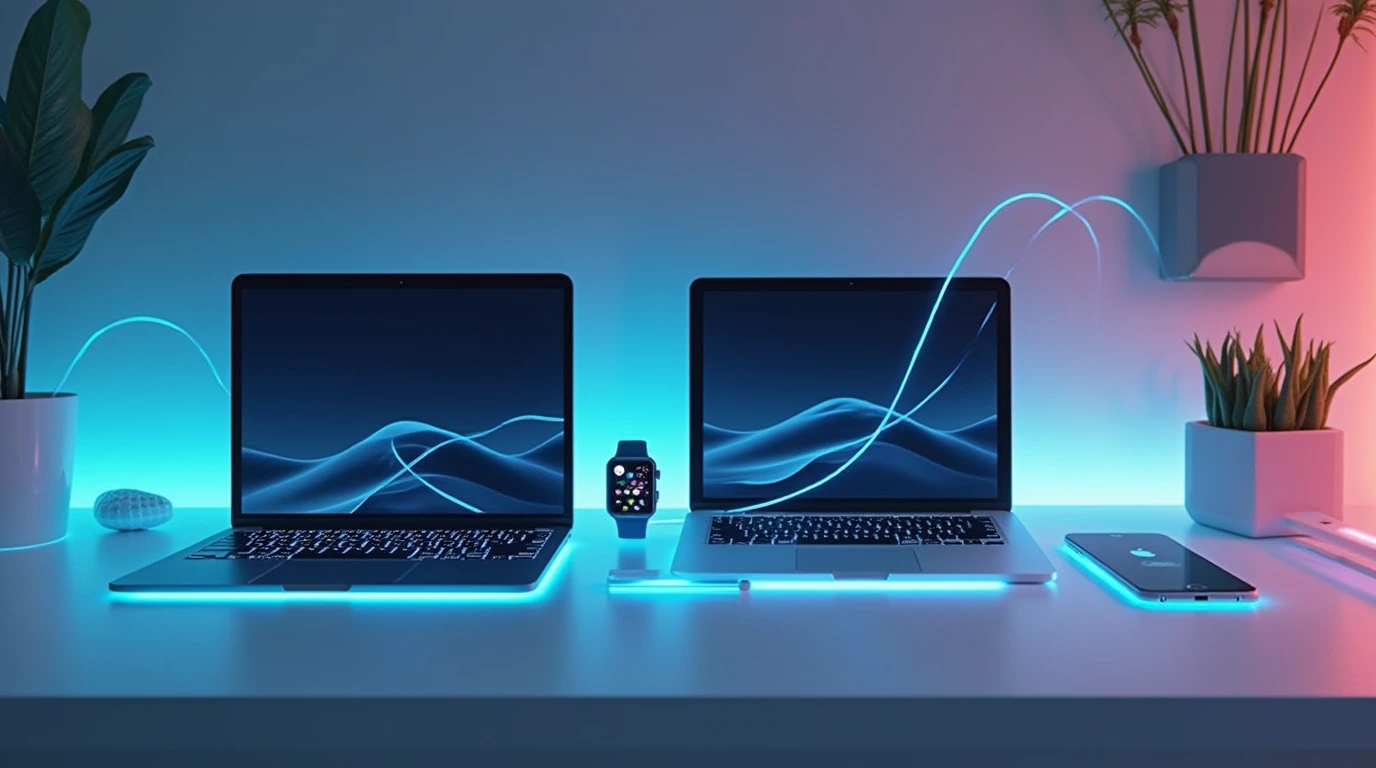 چند دستگاه از برند ایفون با تم رنگی سرد 