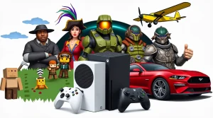 تصویری از کنسول بازی Xbox Series S با Xbox Series X