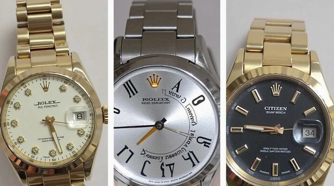 لوگوی ساعت های تقلبی 