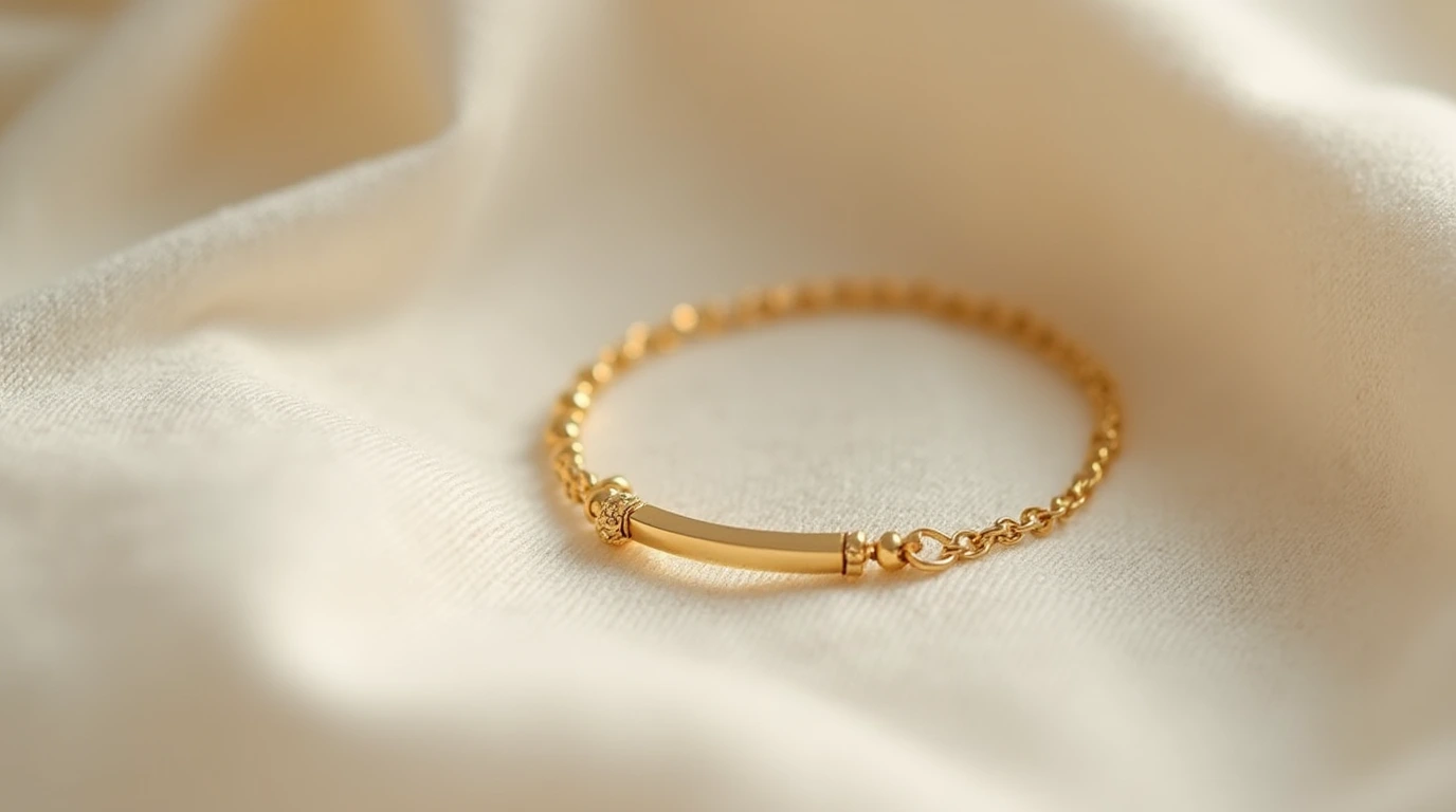 عکس دستبند طلا نوزاد