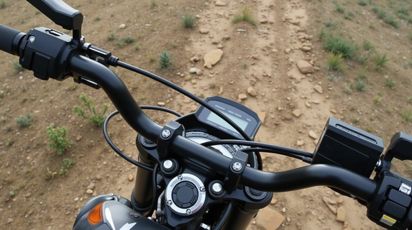 تصویری از فرمان موتور (Motocross)
