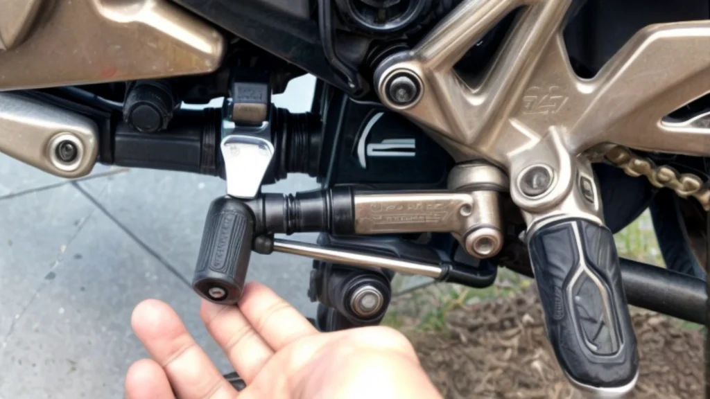 تصویری از دنده موتور سیکلت