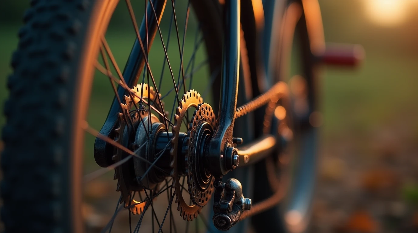 قطعات دوچرخه از نزدیک