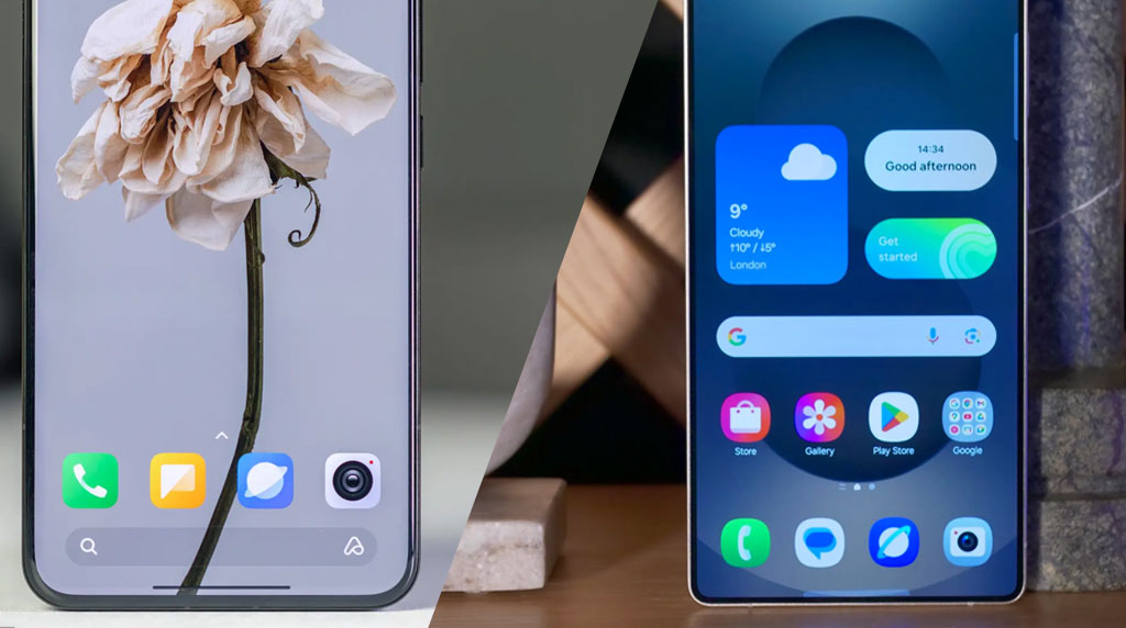 مقایسه گوشی سامسونگ S25 ultra و شیائومی 14 ultra