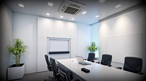 تصویری از کولر گازی سقفی کاستی در محل کار