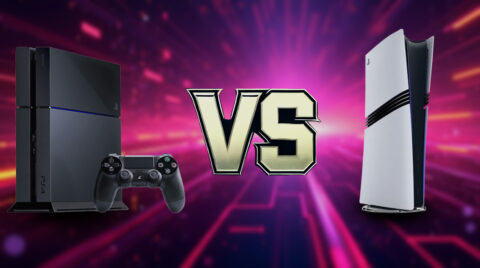 تصویر کنسول بازی PS5 Pro و PS4