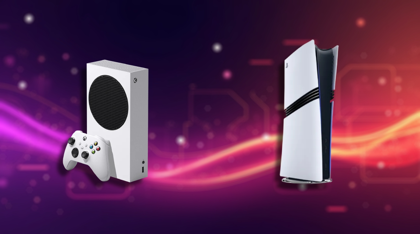 دو کنسول PS5 Pro و Xbox Series S در کنار هم