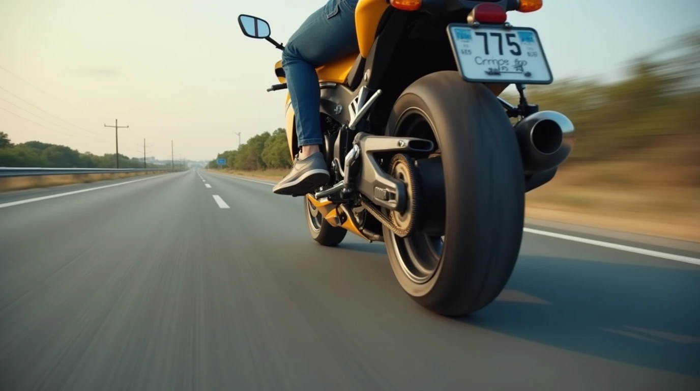 ریپ زدن یک موتور سیکلت