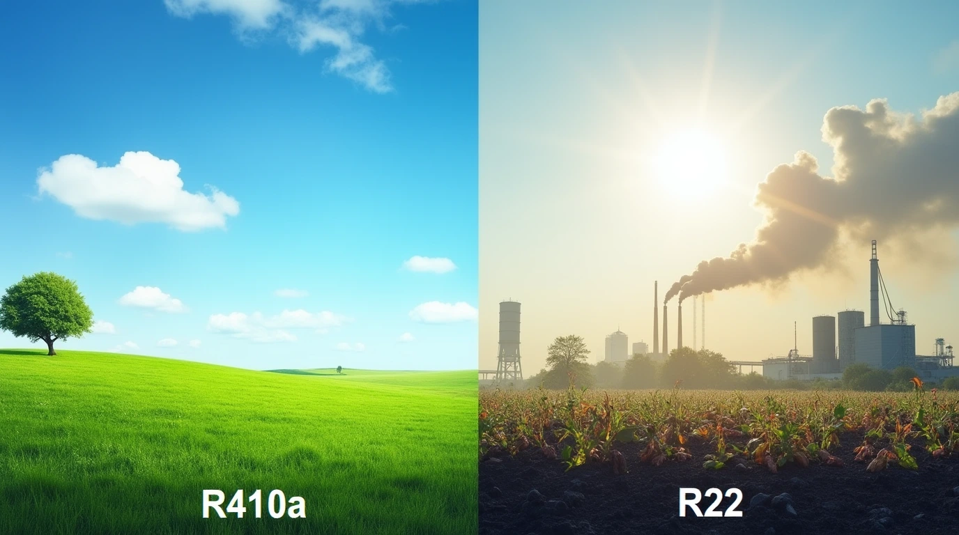 گاز مبرد R410A و R22