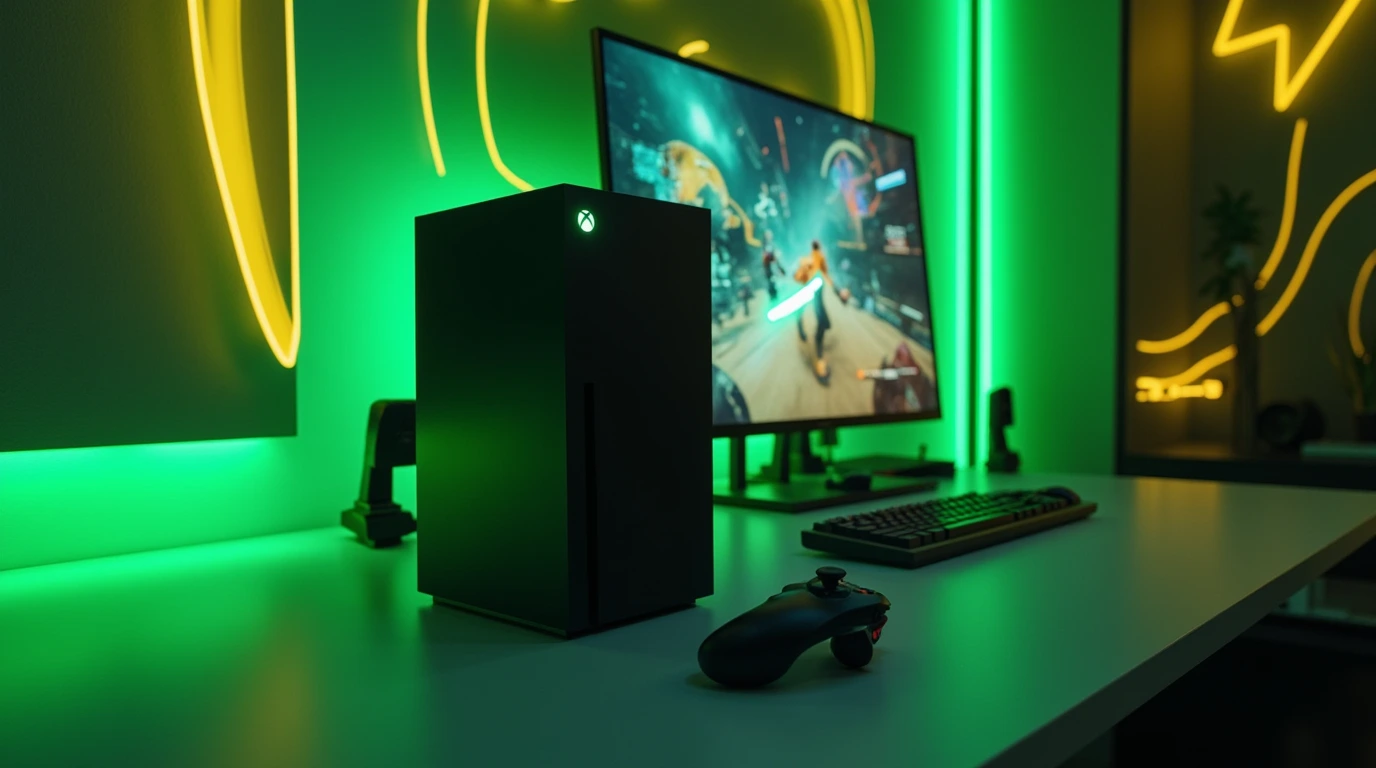 تصویری از کنسول Xbox X