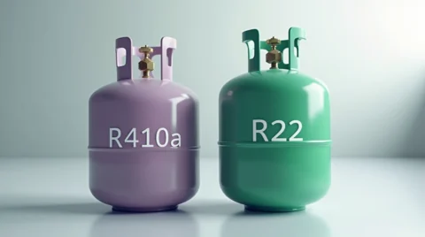 گاز مبرد R410A و R22