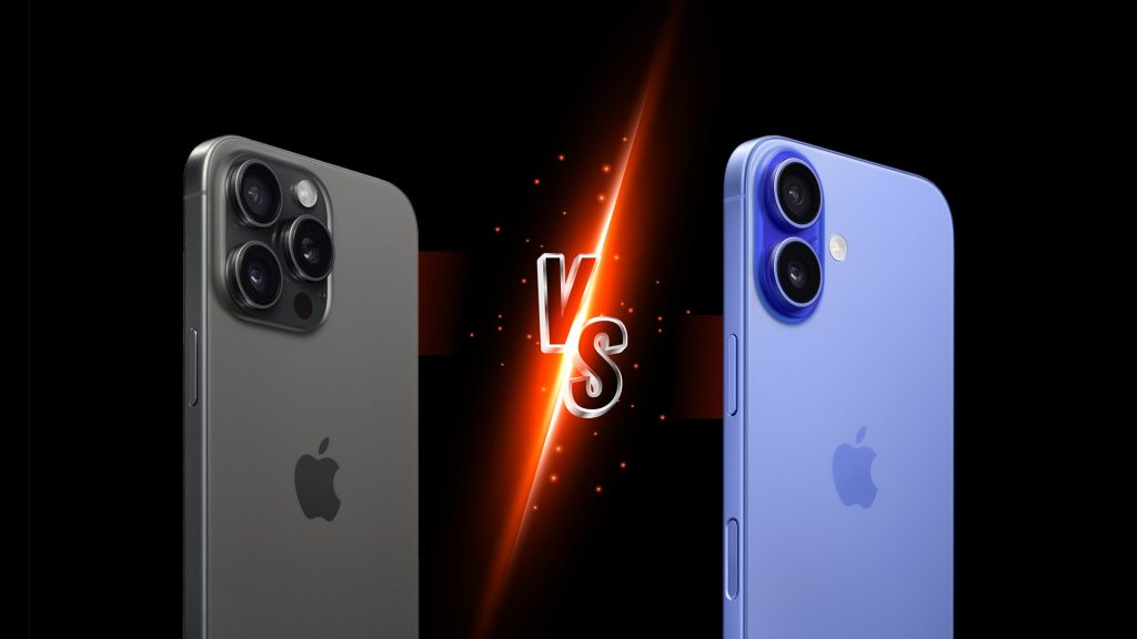 مقاییسه آیفون 15 و 16