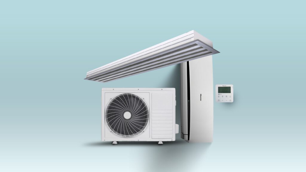 تصویری از داکت اسپلیت و کولر گازی