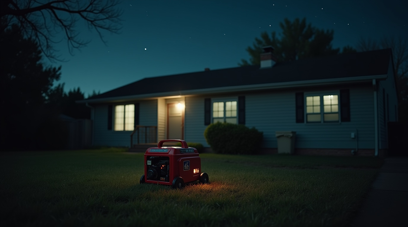 تصویری از ژنراتور برق